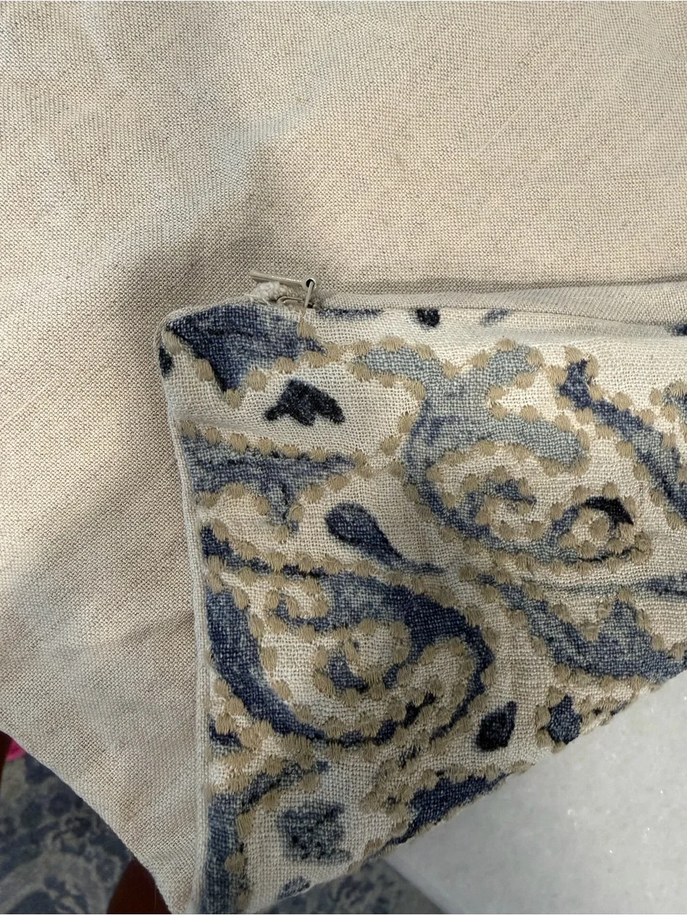 Pottery Barn Reilley Embroidered Pillow Covers, set of 2